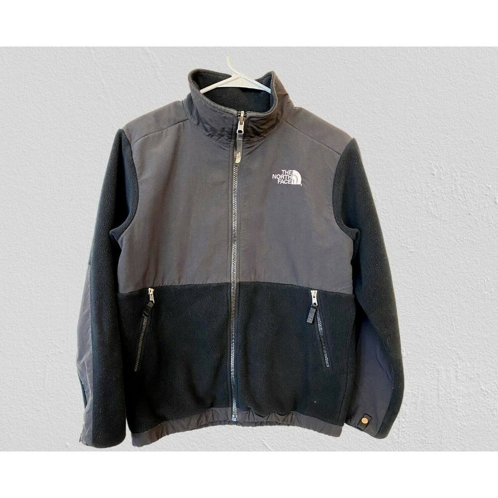 Boys  Black The North Face Denali Fleece Jacket Size Large